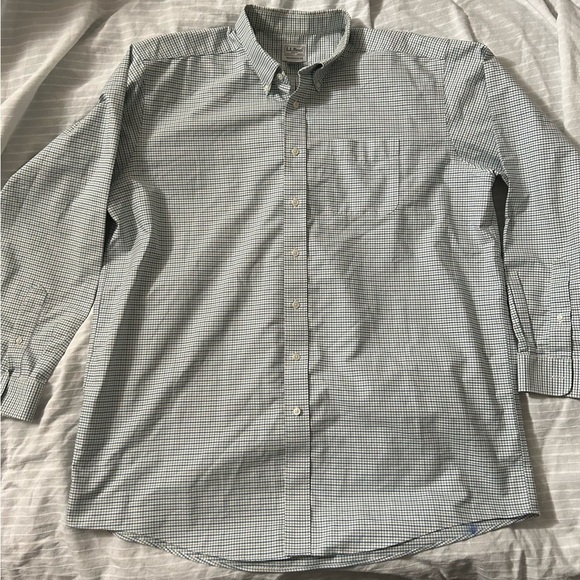 LL BEAN Wrinkle Free Traditional Fit Men’s Button Down LS Shirts Size 18-36 - Picture 1 of 5